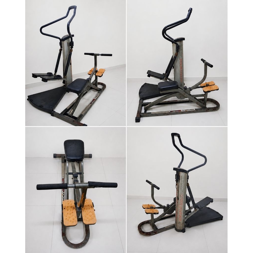PRELOVED 1 paket Alat Fitness Multifungsi – Stepper + Rowing (Kettler Power Stepper)
