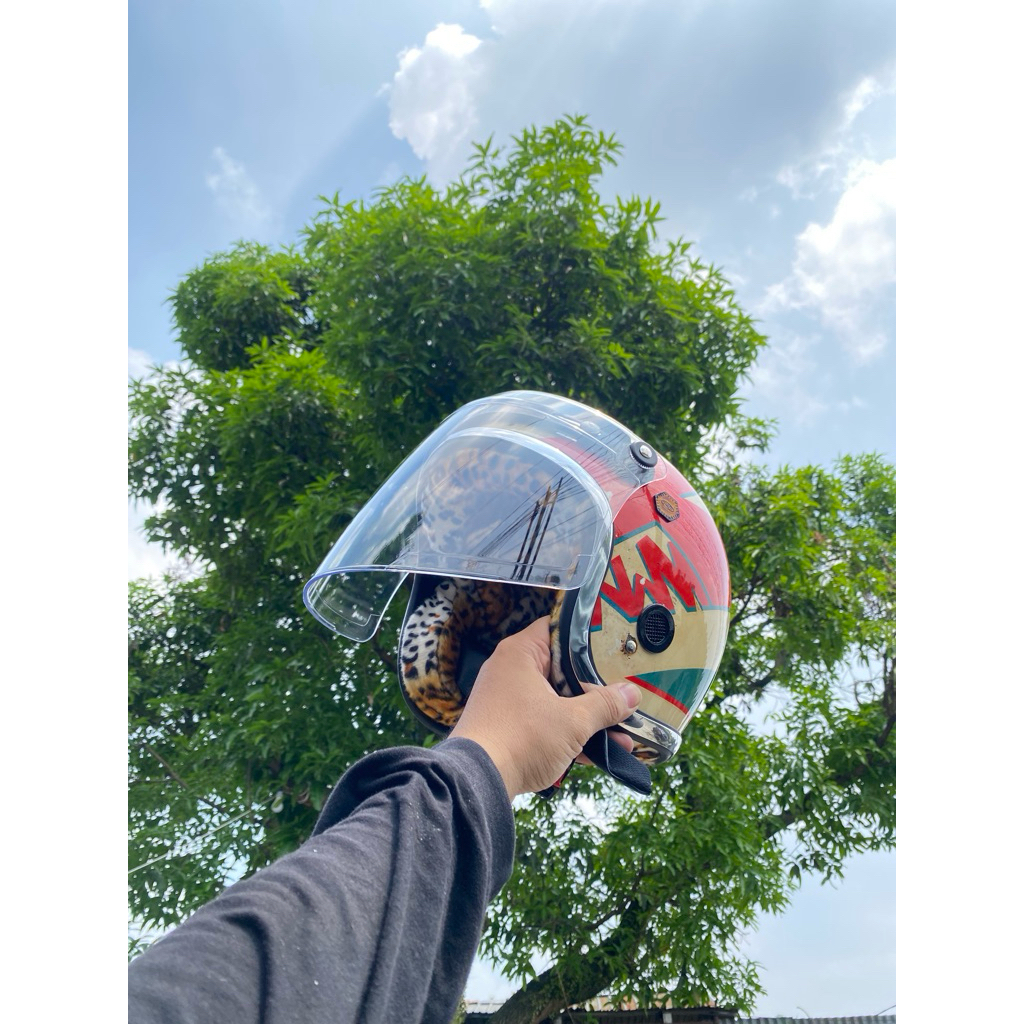 Helm Yamaha Custom Dalaman Leopard