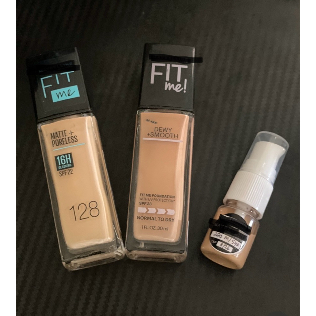 Fit me matte foundation/ Fit me dewy foundation share in jar