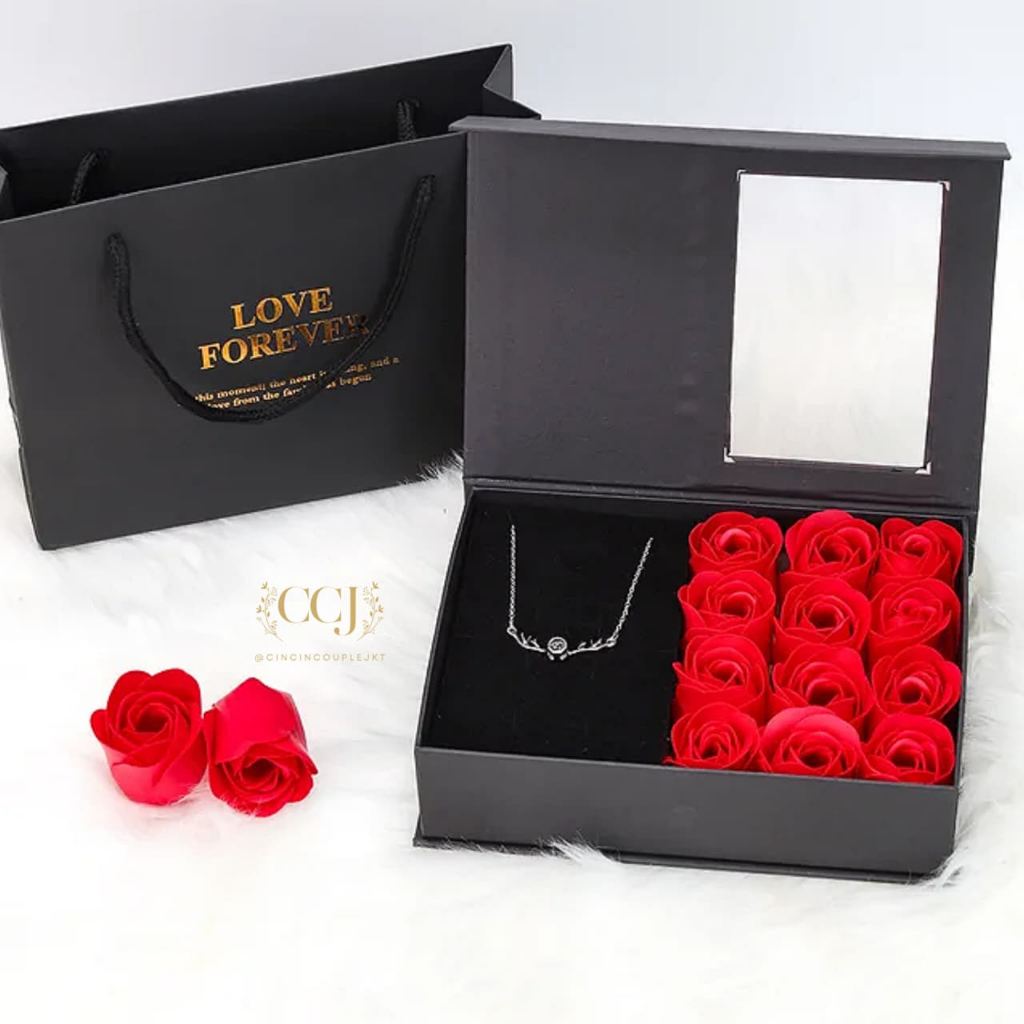 VALENTINE FOREVER LOVE PROMISE RING BOX - HIDDEN JEWELRY / BOX CINCIN NIKAH LAMARAN TEMPAT KOTAK BUN