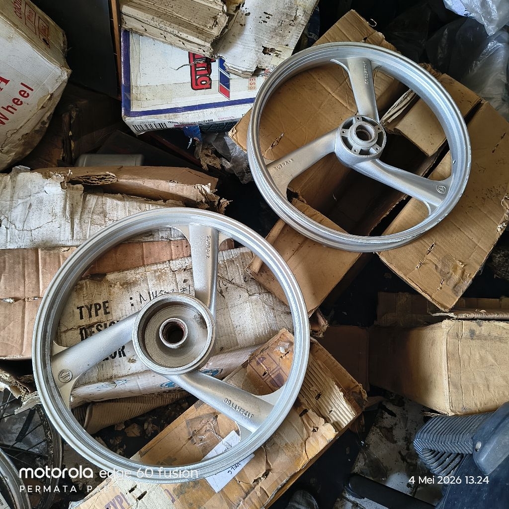 velg velk honda supra 100 supra x supra fit lama cakram ring 17 160 180 palang 3 nos new old stok mo