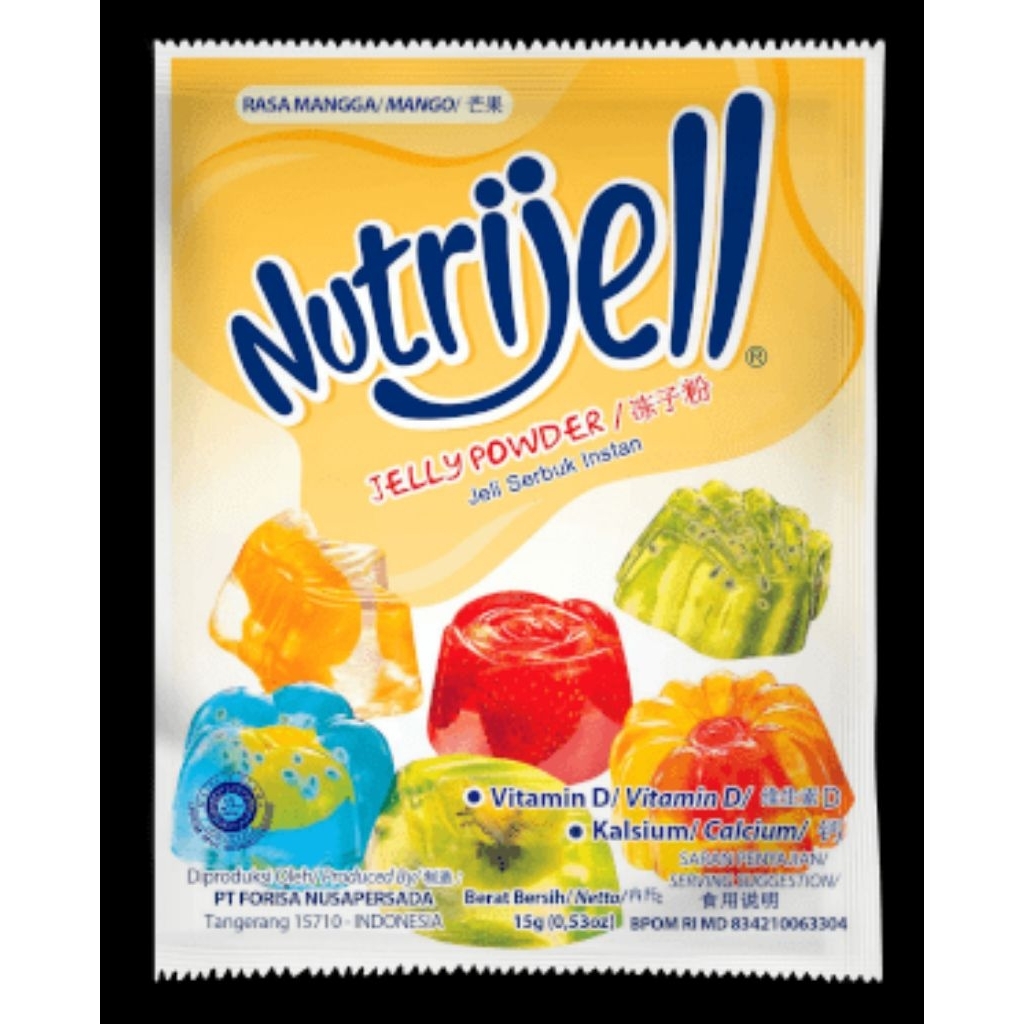 Nutrijell / Jelly Powder / Nutrijell buah / Nutrijell Coklat