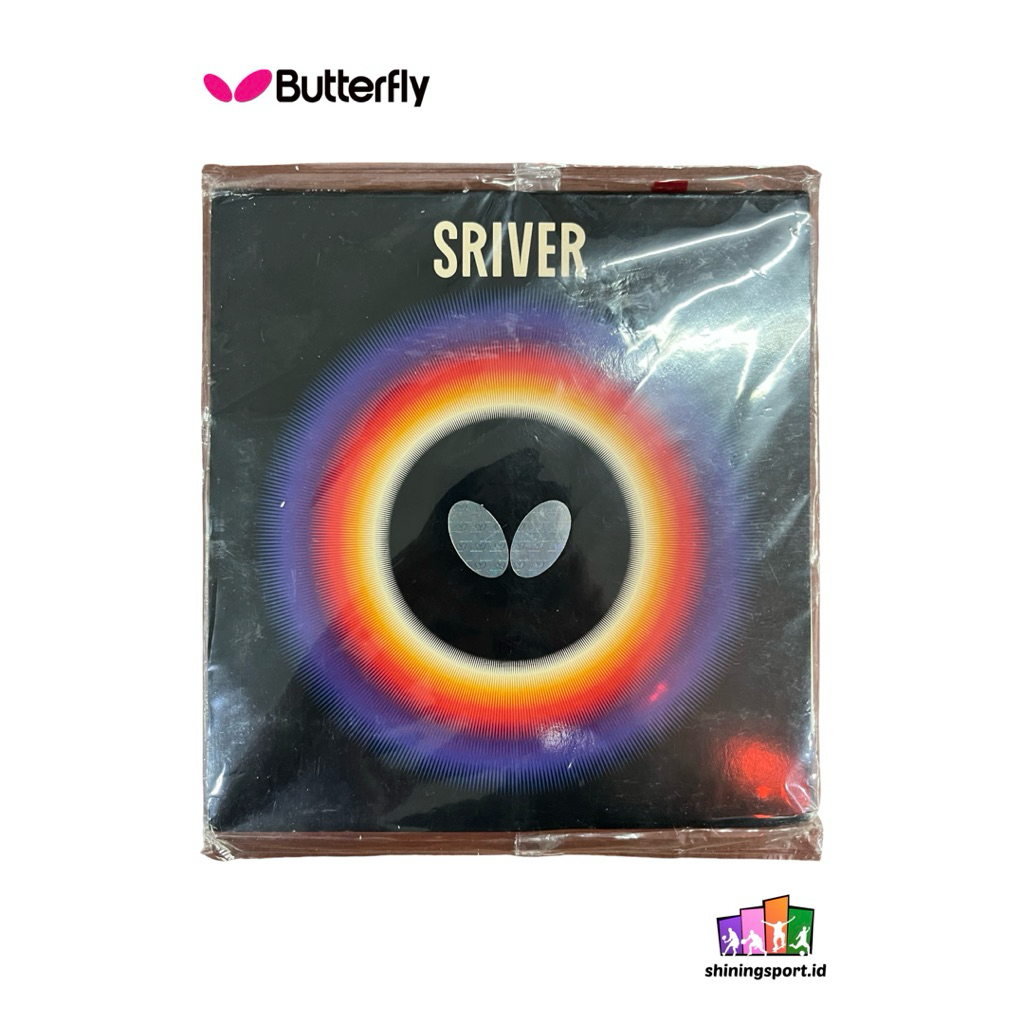 Karet Bet Pingpong Tennis Meja Standar ITTF Butterfly SRIVER Bahan Tebal Spons Satuan