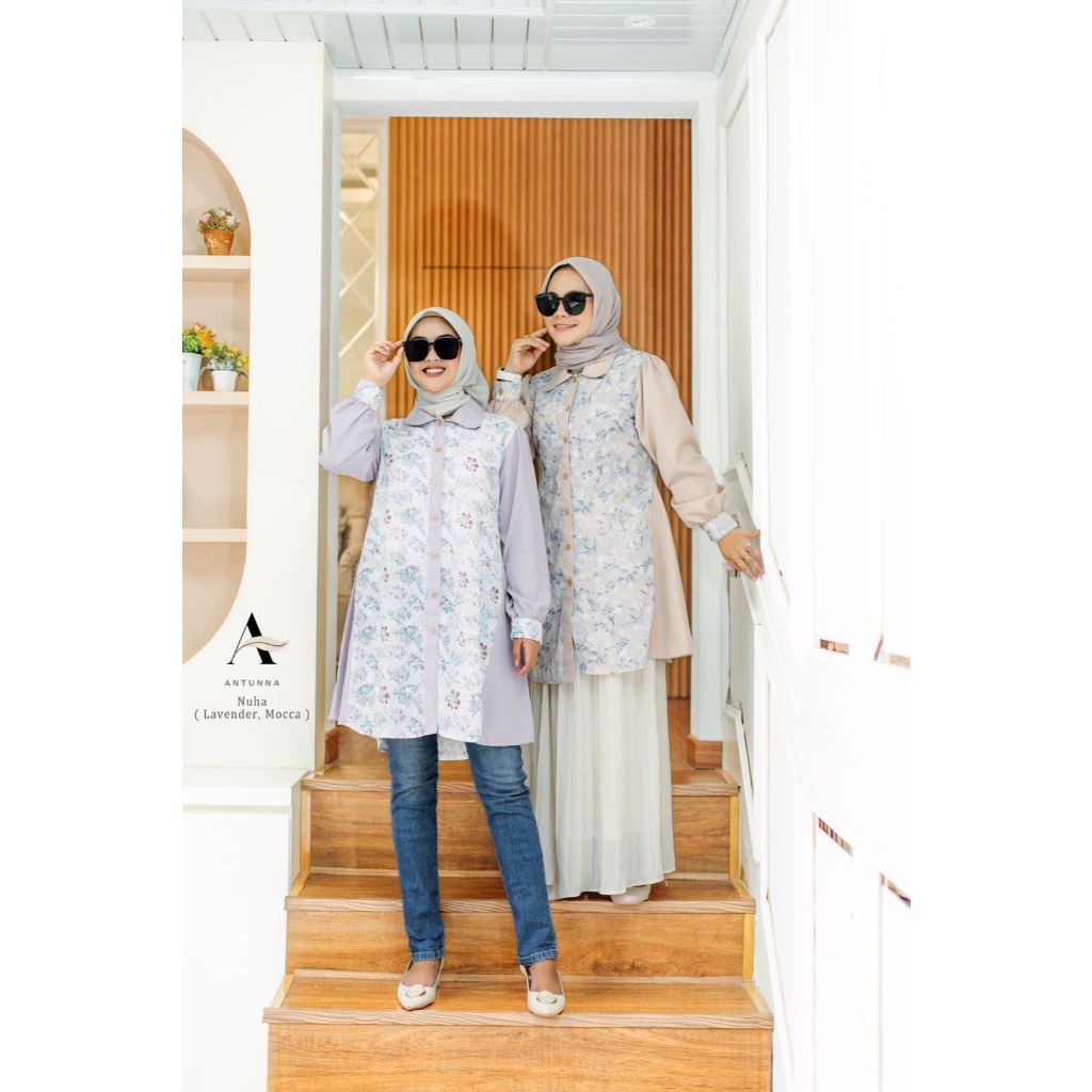 Tunik Cotton Print MixnToyobo premium Wanita Stylish