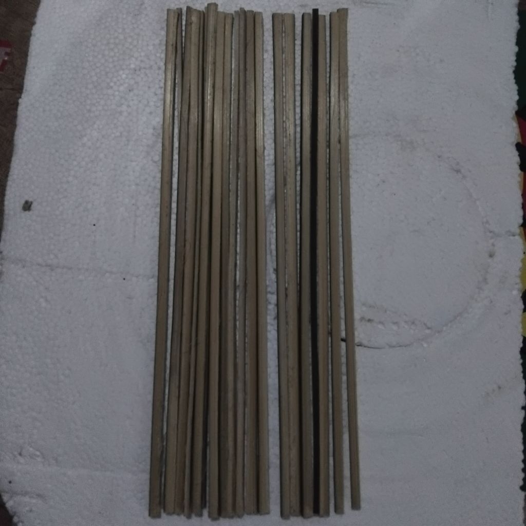 Bambu Bilah Buat Kerajinan isi 75 batang panajng 30 senti x3x5 mili