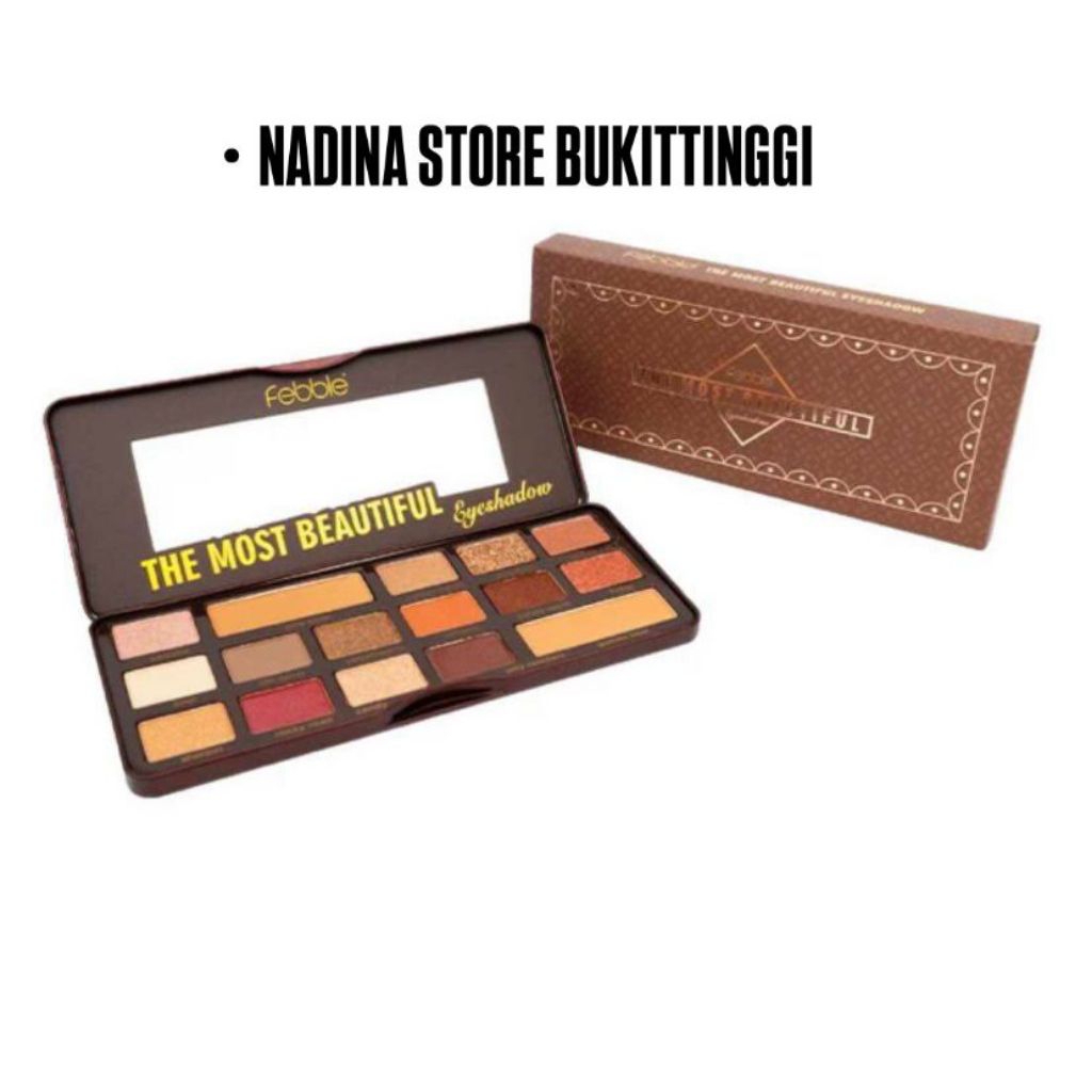 FEBBLE The Most Beautiful Eyeshadow 16 Colors - Pigmented