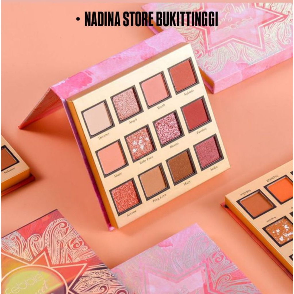 FEBBLE Sweet Dream Eyeshadow Palette - Pigmented - Premium 12 Colors