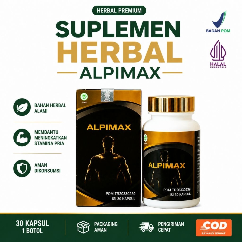 ALPIMAX Capsule Suplemen Kesehatan Bantu Jaga Kesehatan & Stamina Tubuh