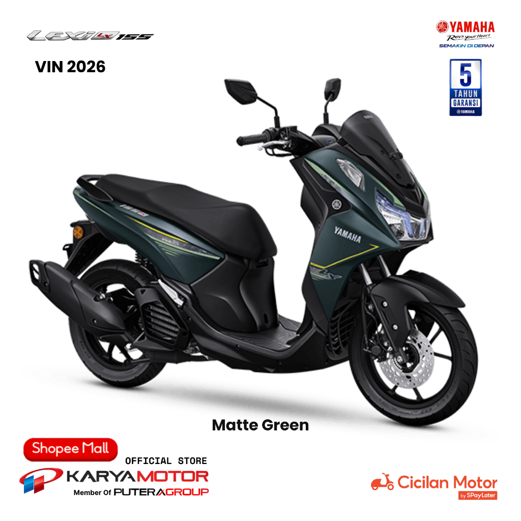 Sepeda Motor Yamaha LEXi LX 155 Connected