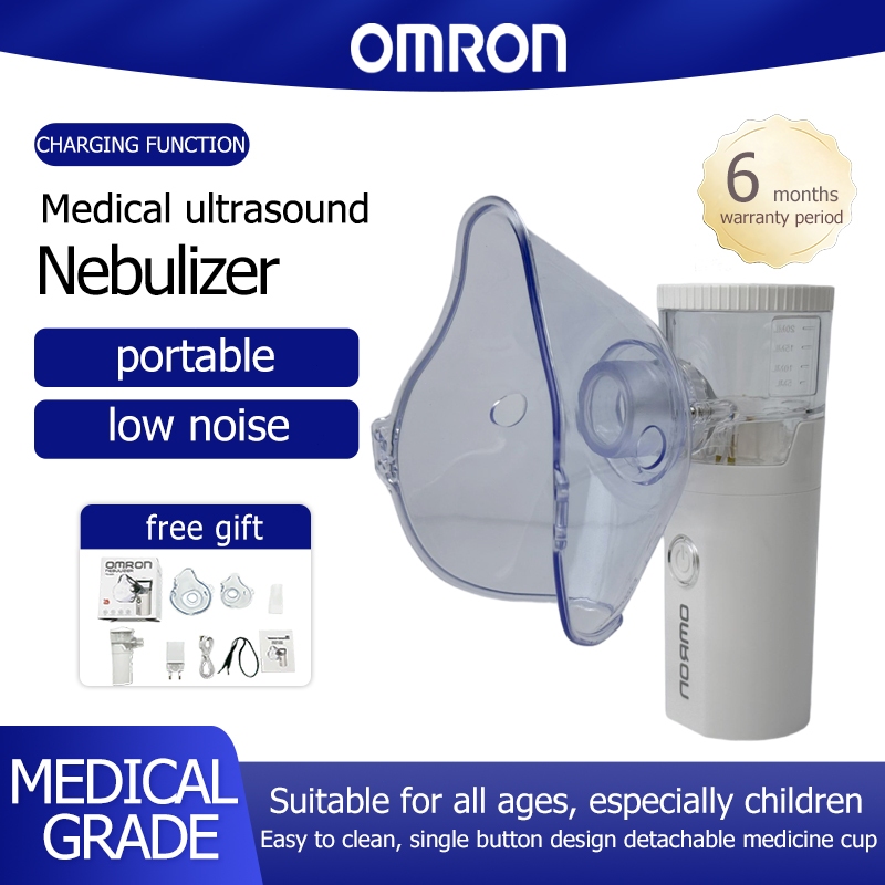 Portable Handheld Inhaler Nebulizer Machine Alat Terapi Pernafasan Asma Ultrasonic Inhale Nebulizer 