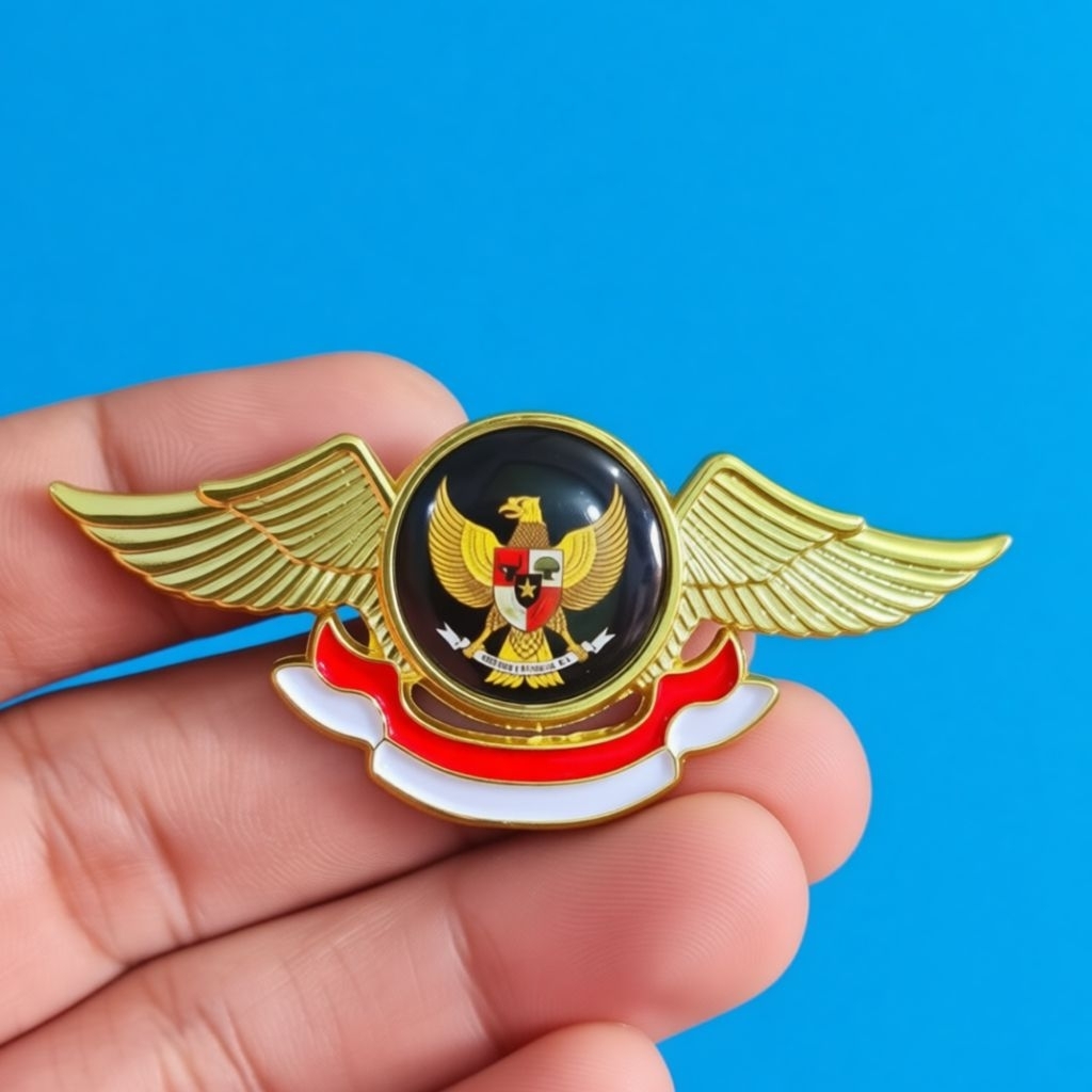 PIN GARUDA MODEL WING PREMIUM / LENCANA GARUDA WING