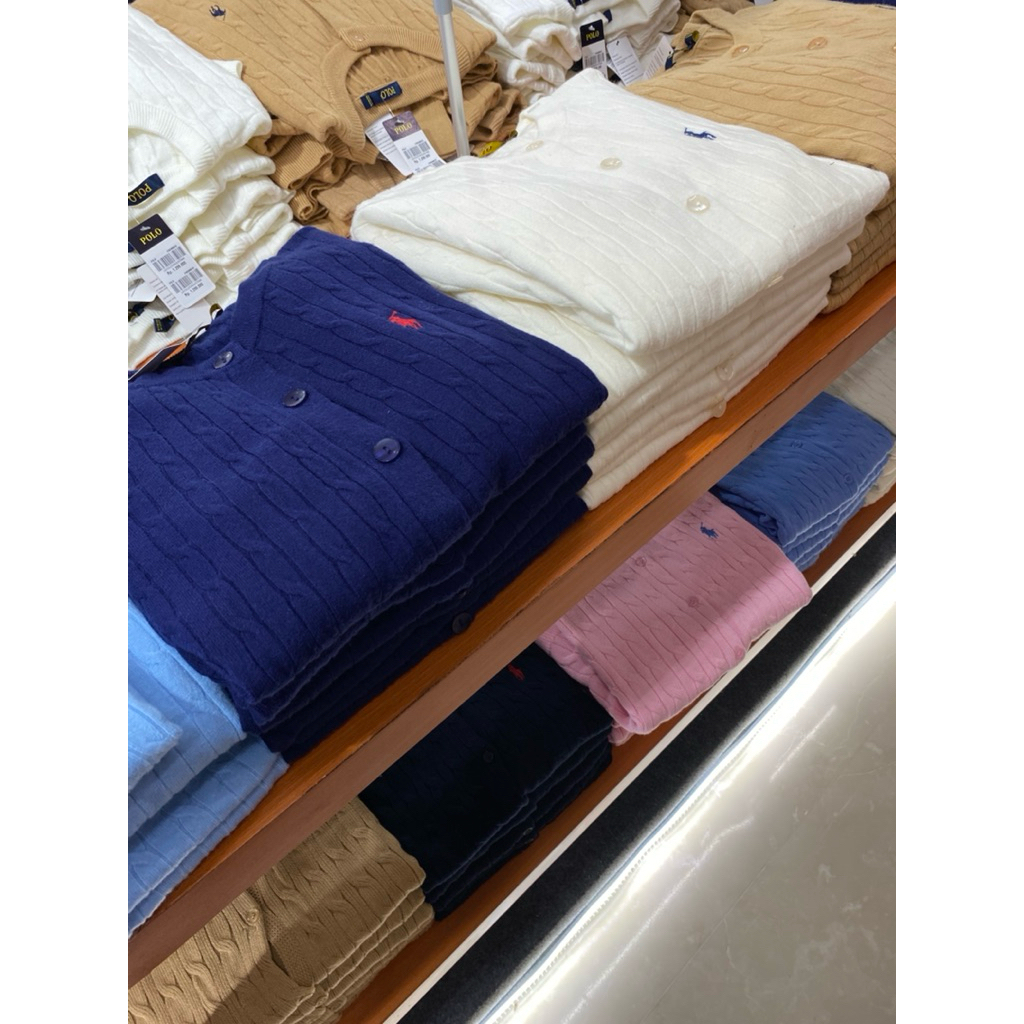 cable knit polo sale