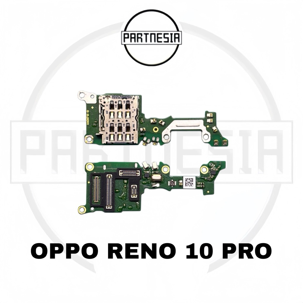 PAPAN SIM TRAY KONEKTOR LCD BOARD SIM CARD KARTU OPPO RENO 10 PRO 5G ORIGINAL COPOTAN