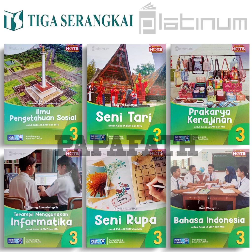 Buku Kurikulum Merdeka Kelas 9 SMP Platinum Tiga Serangkai