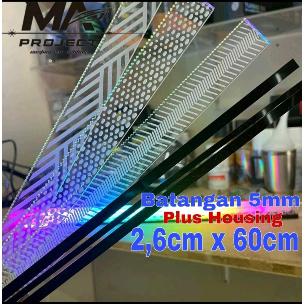 Housing + Frame Slim 5mm/ Akrilik Batangan Custom 5mm