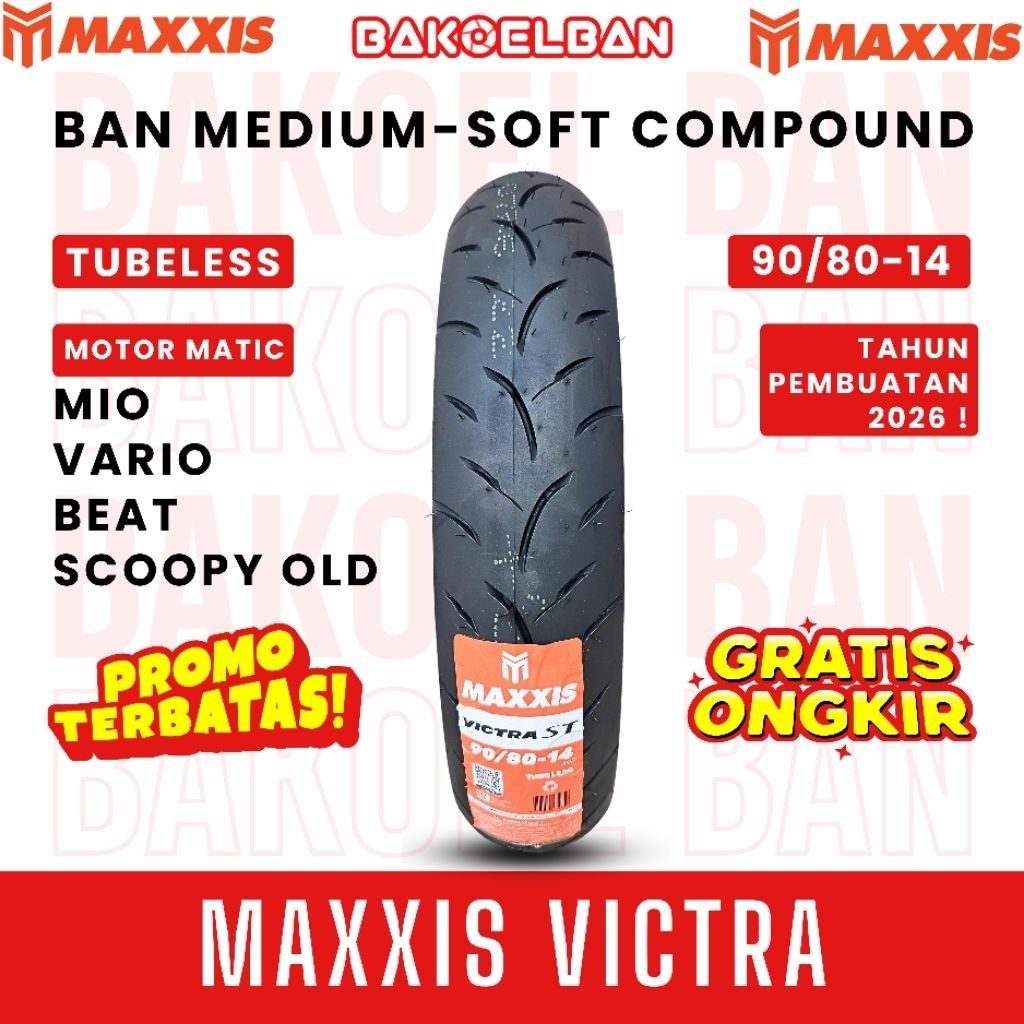 BAN MOTOR MAXXIS VICTRA 90/80-14