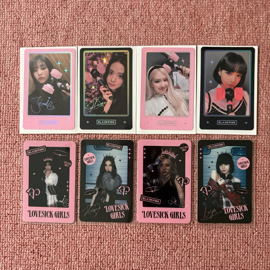 [ready stock] blackpink photocard – lightstick ver 2 pob the album md yg select ygs