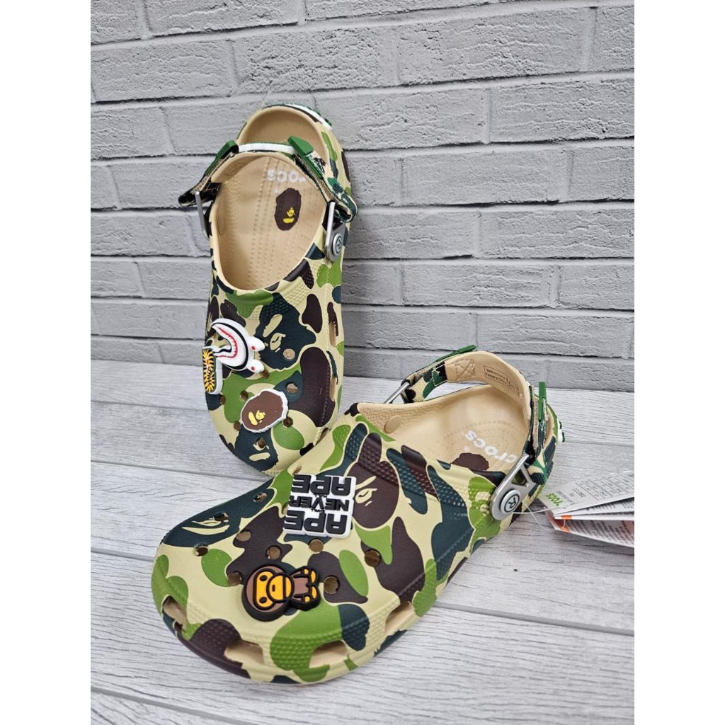 Crocs Bape X Crocs Classic Clog sendal Crocs