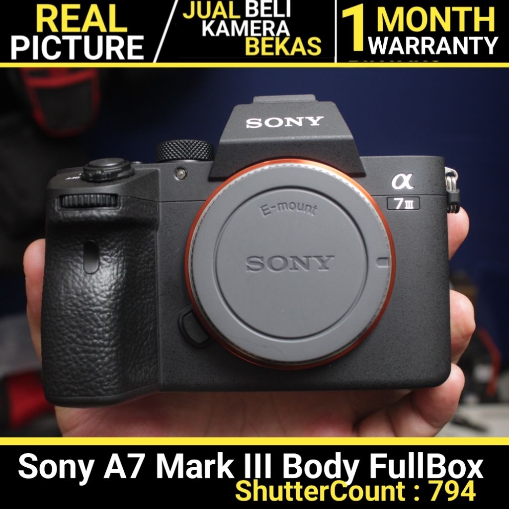 Sony a7 Mark III Body FullBox BEKAS