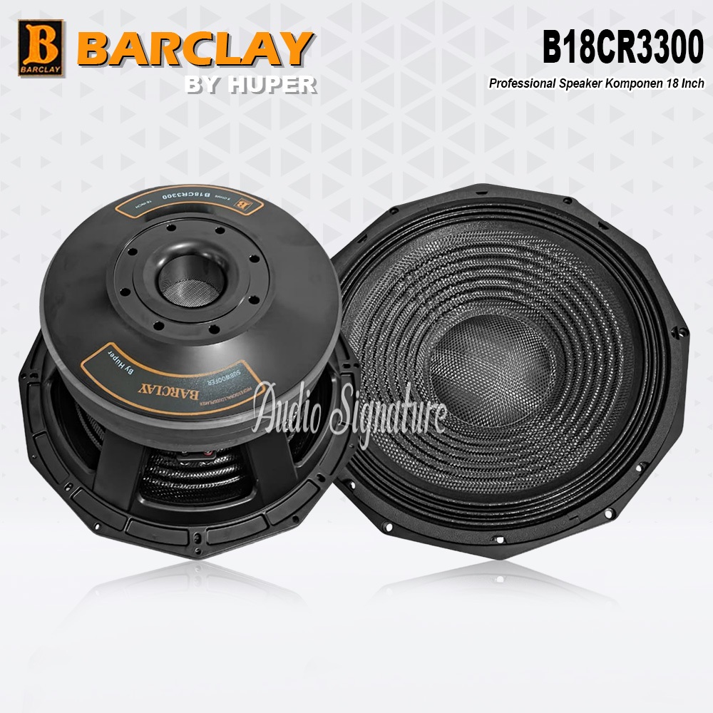 Komponen Speaker 18 Inch Barclay B18CR3300 / B18 CR3300 Original