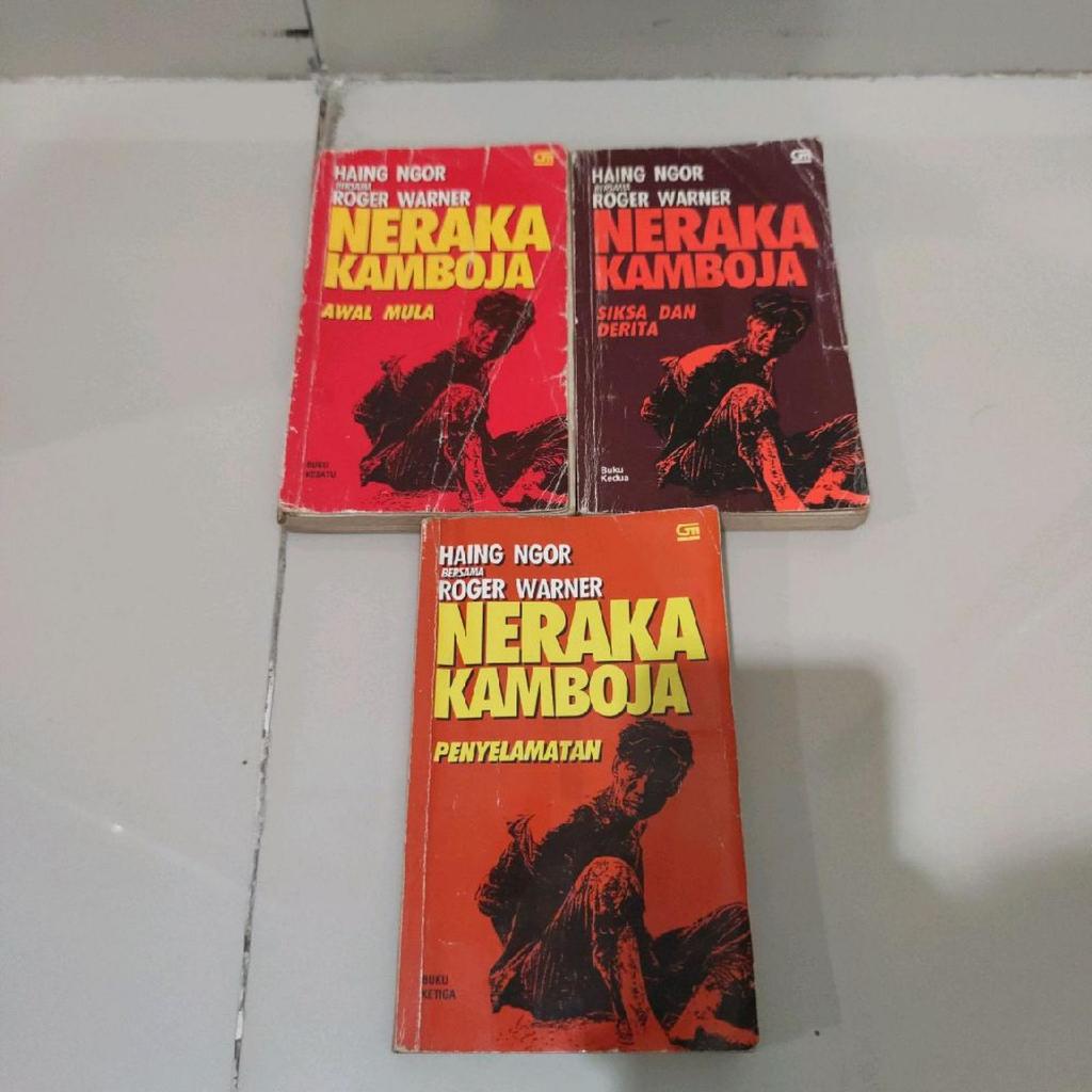 BEKAS - ORIGINAL - Buku Neraka Kamboja 1 2 3 - Awal Mula, Siksa dan Derita, Penyelamatan - Haing Ngo