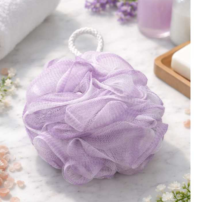 SHOWER PUFF | BATH PUFF | BUSA SPONS MANDI | SHOWER PUFF SIZE BESAR & PADAT