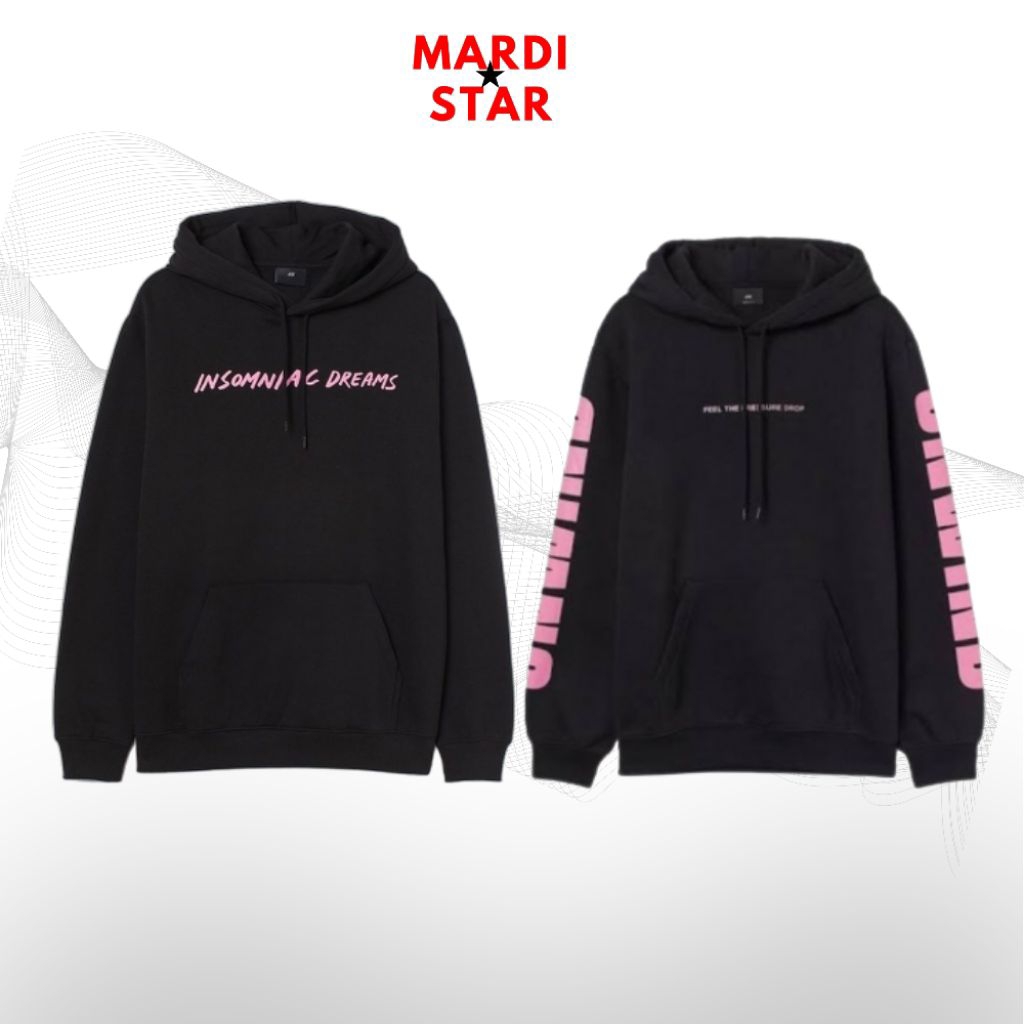 HOODIE HM UNWIND BLACK/INSOMNIAC DREAMS