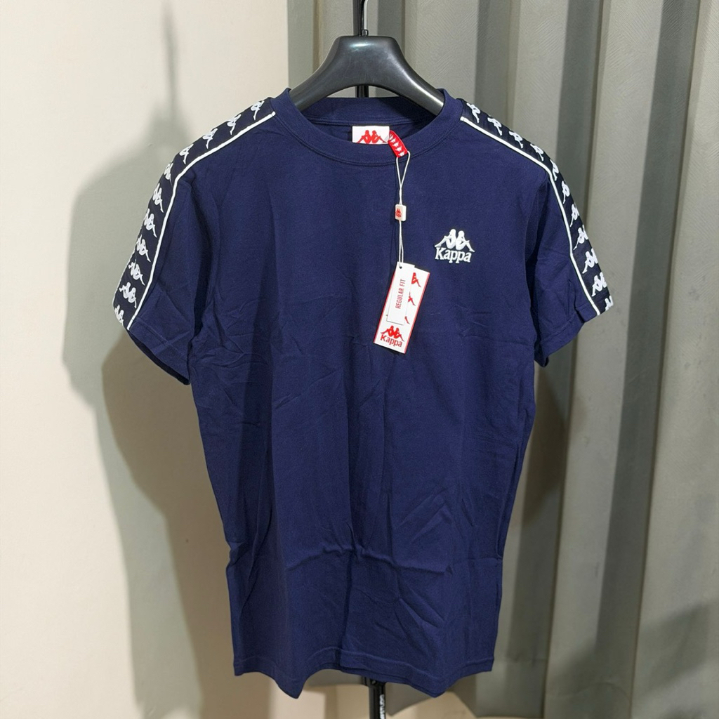T Shirt Kappa Taped Umara Navy Brand New With Tags 100% Original  Size : S ( 68 X 50 ) M ( 70 X 52 )