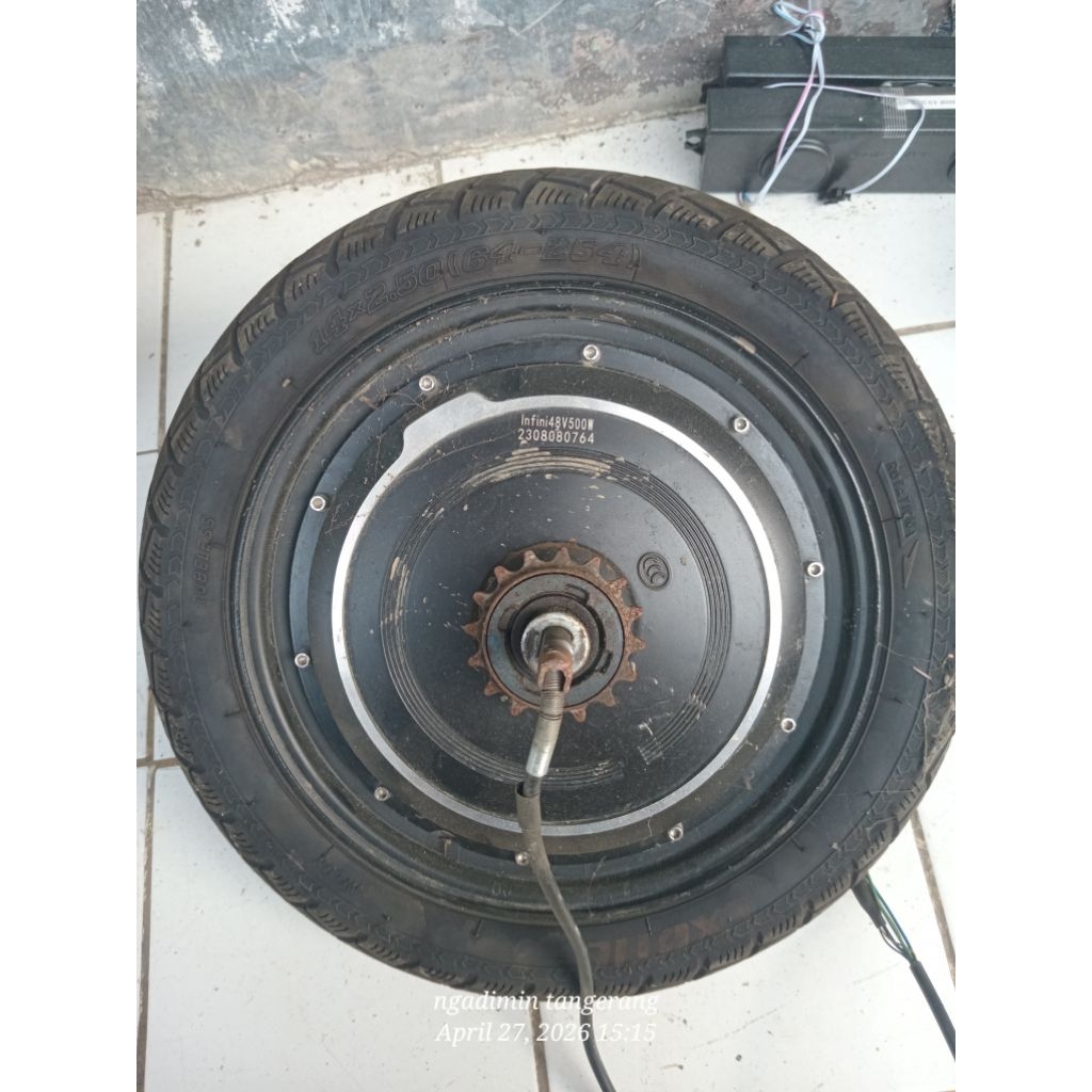 BLDC sepeda listrik 48V 500WATT + BAN