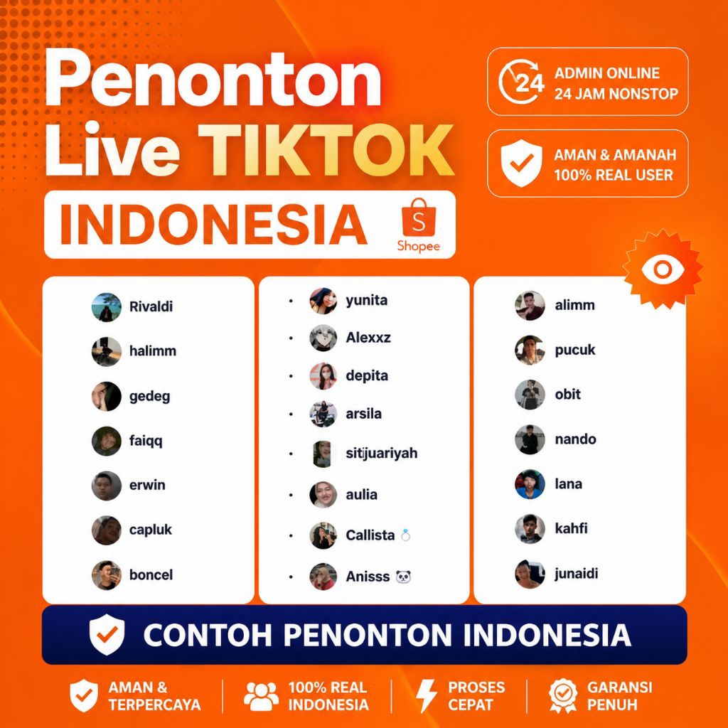 PENONTON VIEW LIVE TIKTOK REAL HQ