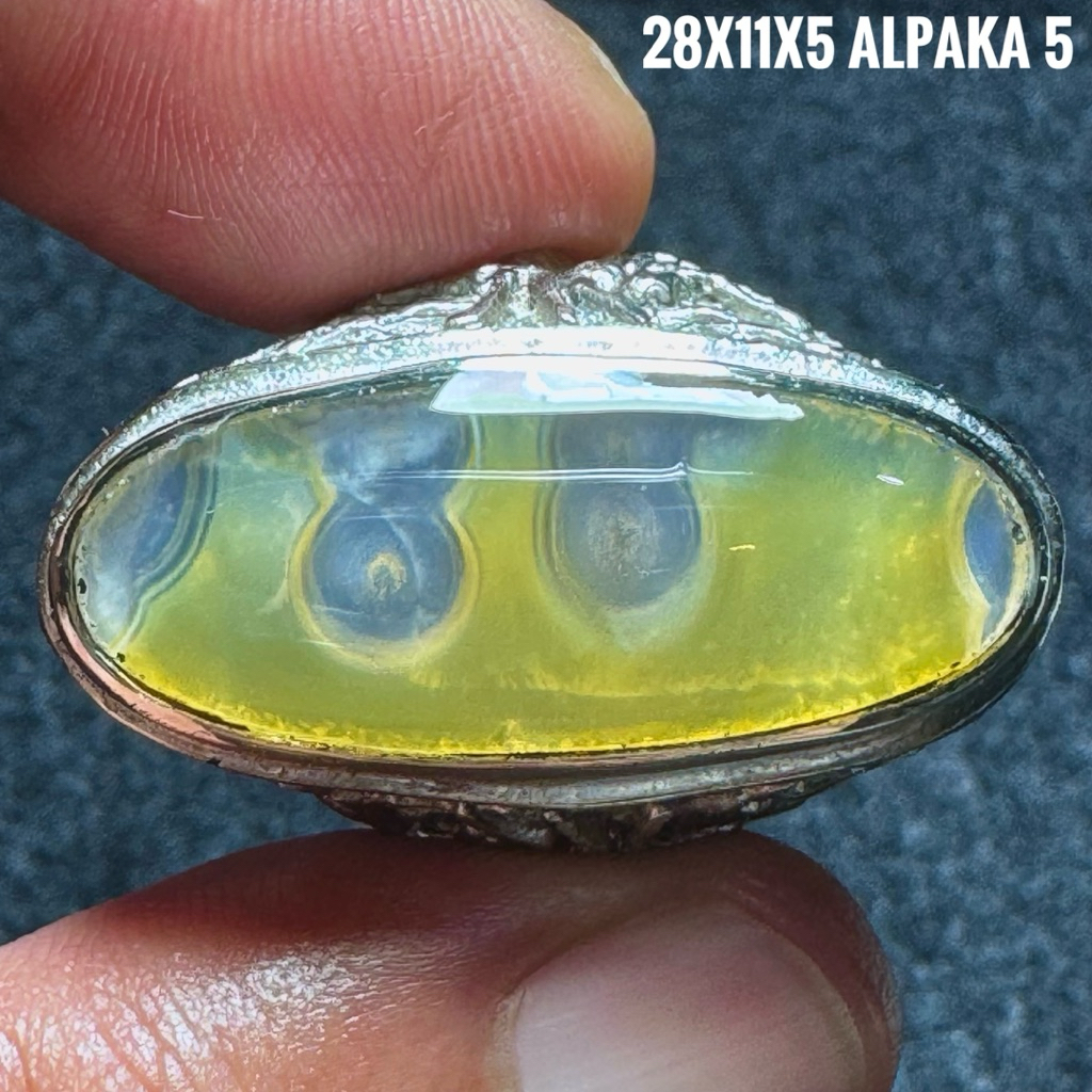 Cincin Batu Akik Natural Lafadz Allah