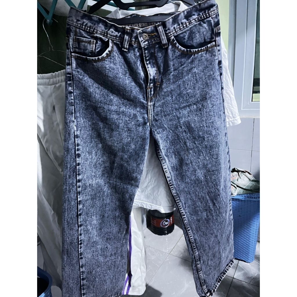 baggy jeans washed seccond
