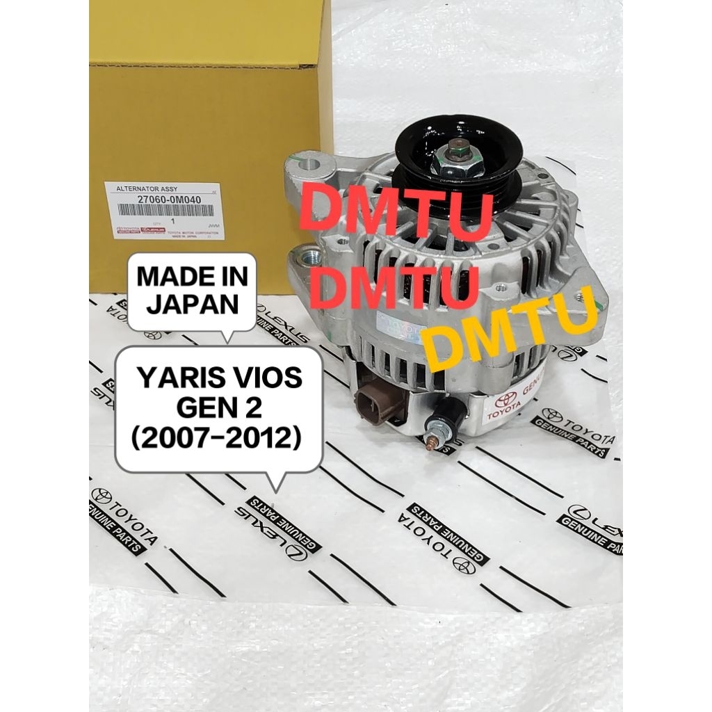 ALTERNATOR DINAMO AMPERE YARIS VIOS GEN 2 (2007-2012) MADE IN JAPAN