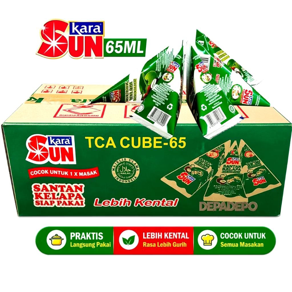 ( 1 DUS / 36 pcs ) Sun Kara 65ml / Sun Kara Santan Kelapa 65ml x 36pcs per DUS