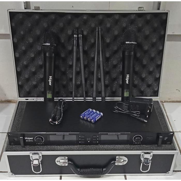 HUPER SK68PRO / SK-68PRO / SK68 PRO – Mic Wireless Microphone Dual Handheld Original