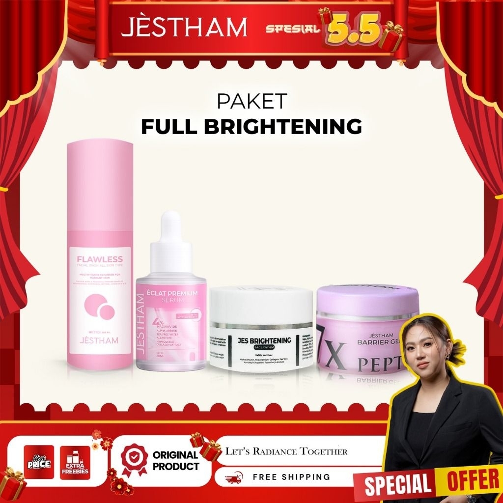 Skincare Full Brightening Jestham Perawatan Wajah