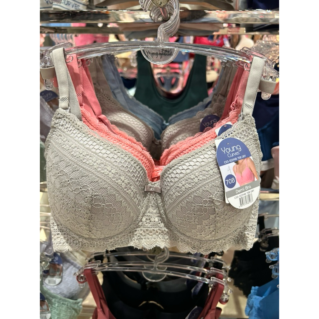YOUNG CURVES BRA BERKAWAT MODEL RENDA C03-10394