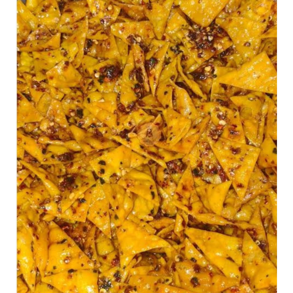 pangsit pedas daun jeruk