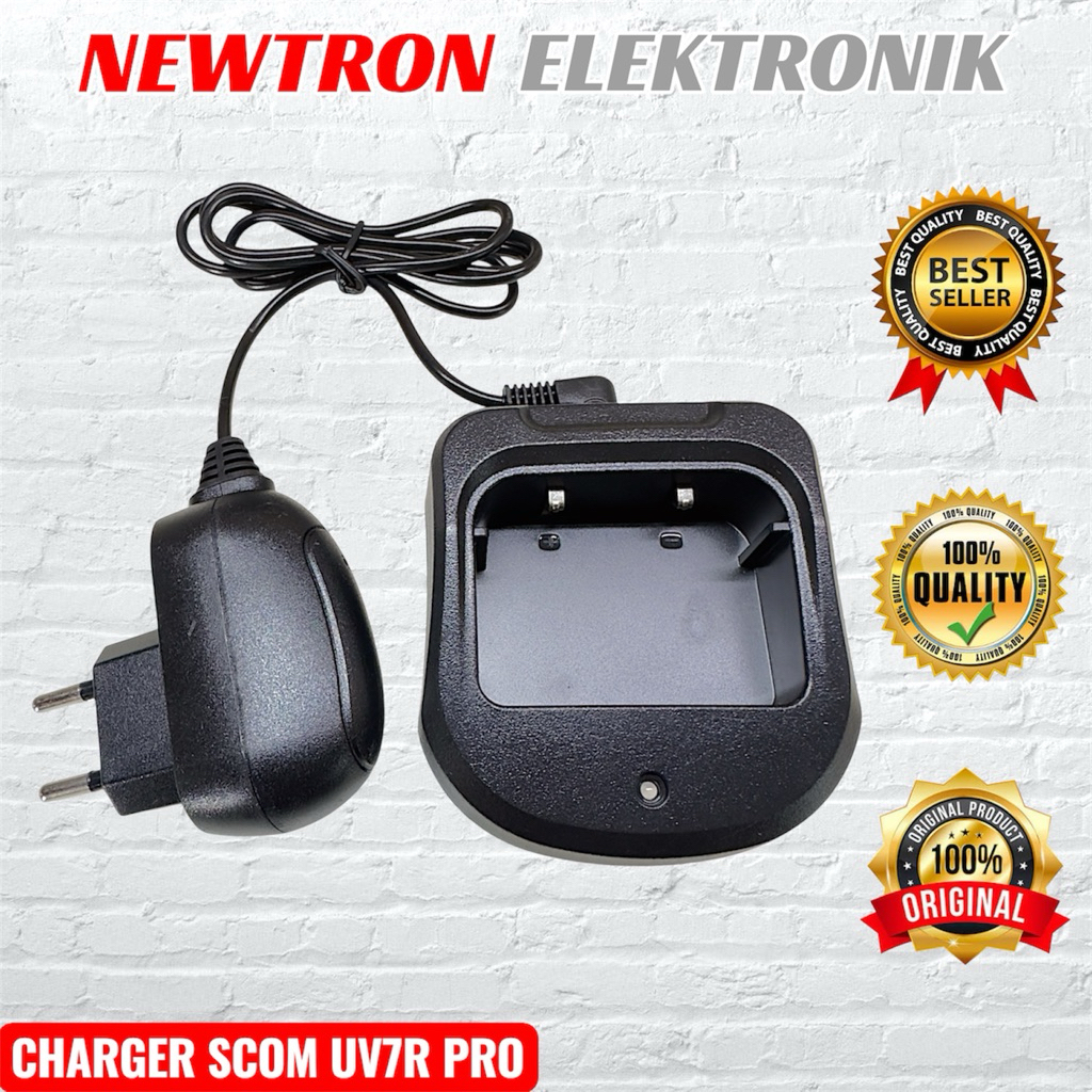 Charger HT Baofeng BF-A58S Original Asli Compatible SCOM UV7R Pro UV7RPro Pofung Firstcom FC 136R FC
