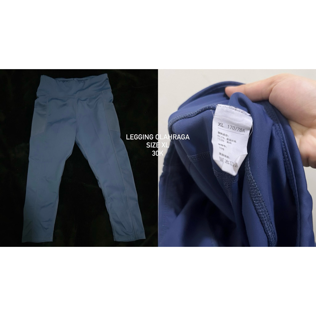 legging olahraga preloved