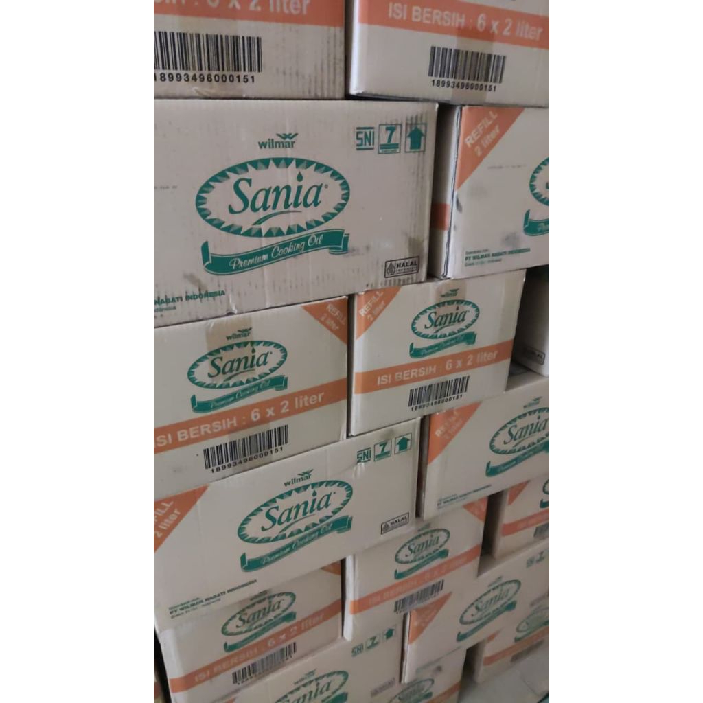 minyak Sania 1 liter 3 dus