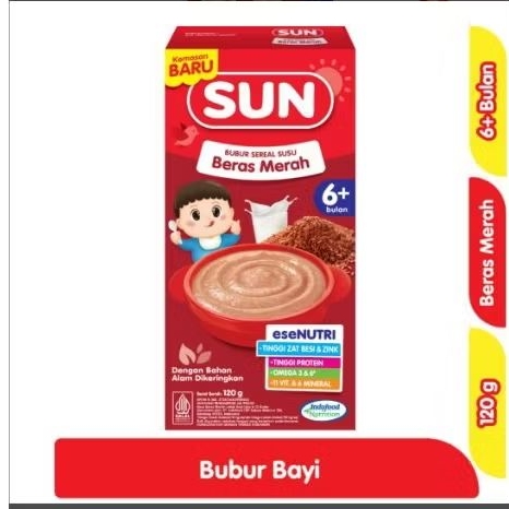 SUN Bubur Bayi Beras Merah 120 g