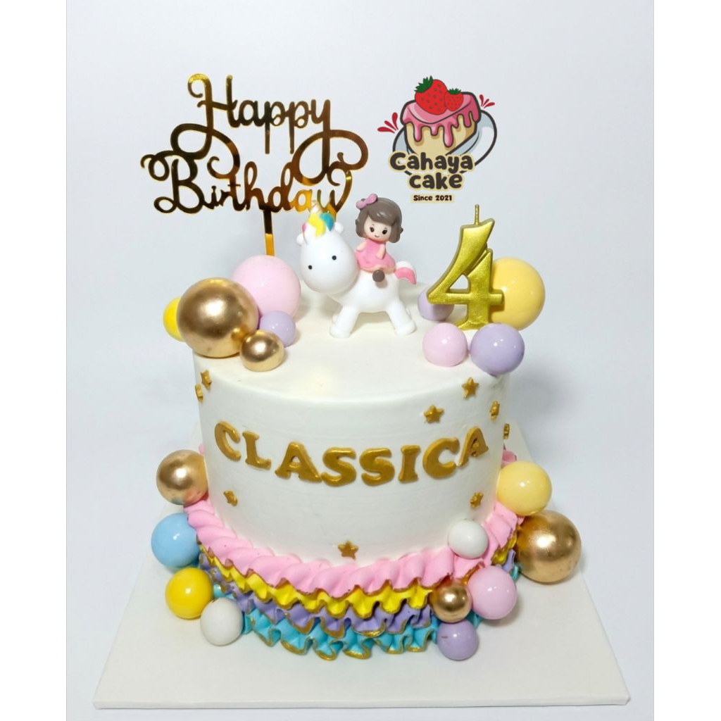 Kue Ulang Tahun Anak / Kue Ulang Tahun Karakter / Kue Ulang Tahun Kuda Poni / Little Ponny