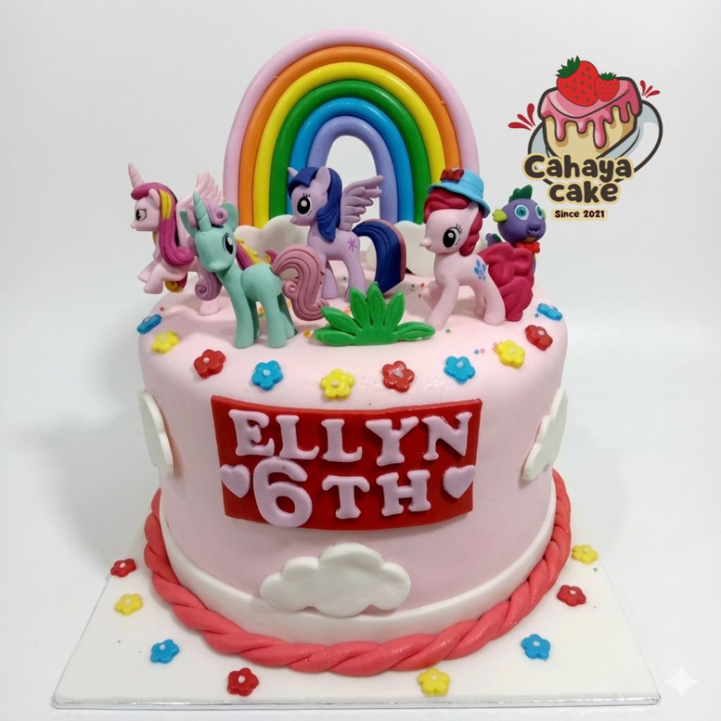 Kue Ulang Tahun Kuda Poni / Little Pony Cake / Kue Ultah Custom
