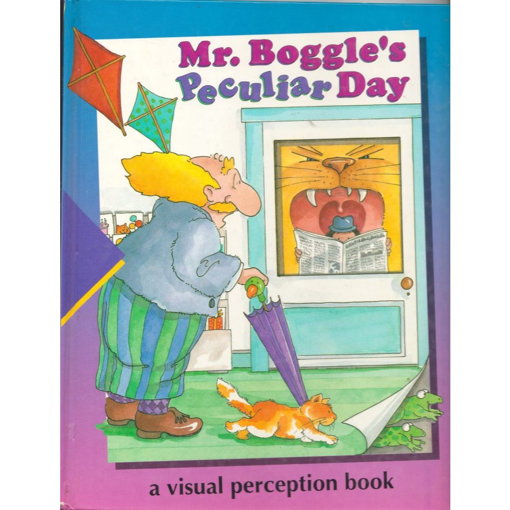 Buku Harcover , Bekas Bagus, "Mr. Boggle's Peculiar Day", by Time-Life Early Learning Program, to de