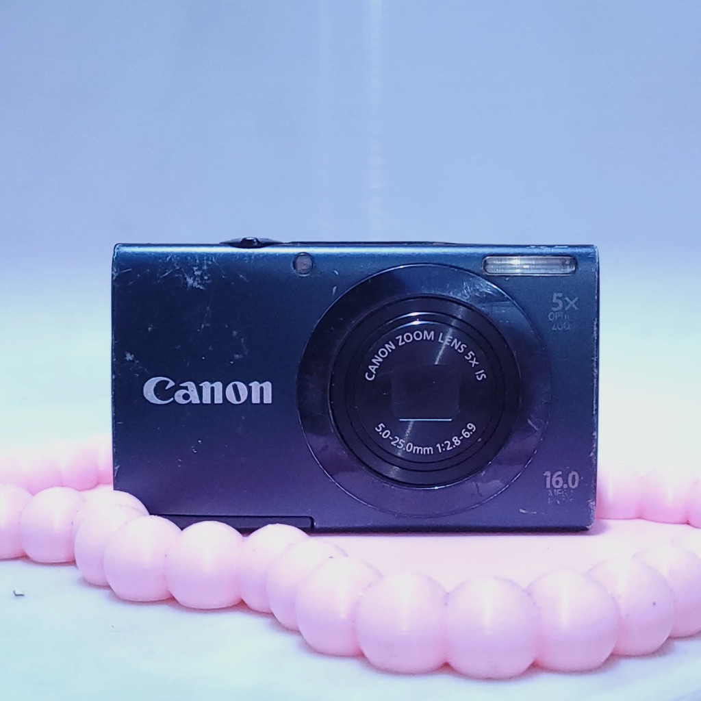 Canon A3400 IS Camera Digital Digicam Camdig Pocket Saku Jadul