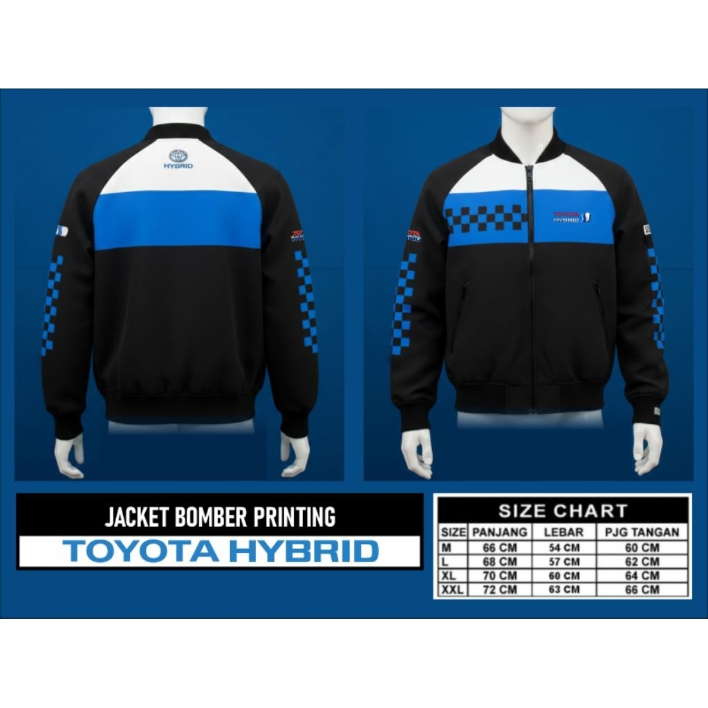 JAKET TOYOTA HYBRID full printing