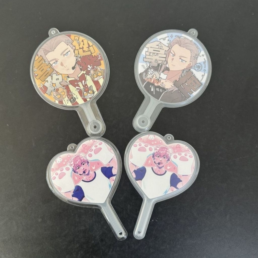 Cover Uchiwa Mini Impick Japan Bentuk Love Bulat