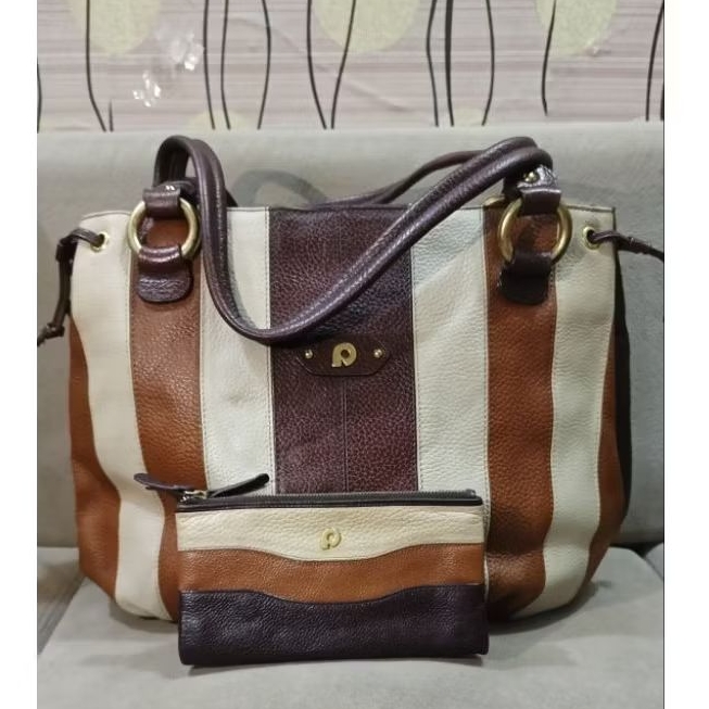 TAS SELEMPANG PAPILLON SEKEN WARNW KOMBINASI + DOMPET