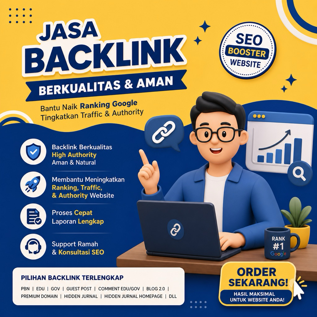 Jasa Backlink Berkualitas Premium SEO | PBN DR90 DA90, EDU GOV, Hidden Jurnal, Guest Post Ranking Go